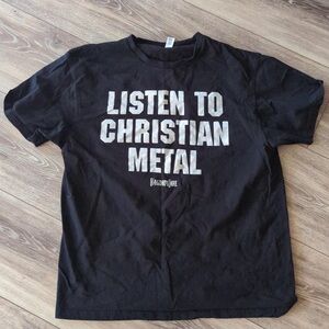 Kingdom Core Sleeping Giant HolyName Listen To Christian Metal Men’s XL Shirt